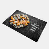 Aangepaste tekst Sushi Platter Deurmat (Schuin)