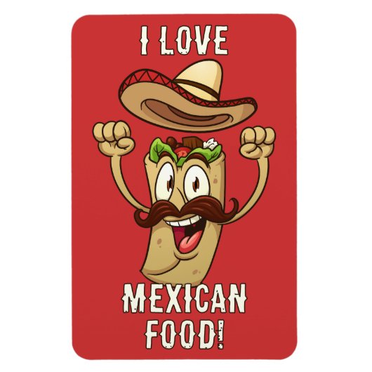 Aangepaste tekst Taco Feestje Magneet (Verticaal)