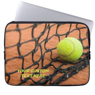 Aangepaste tekst Tennis Laptop Sleeve