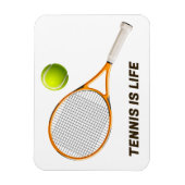 Aangepaste tekst Tennis Magneet (Verticaal)