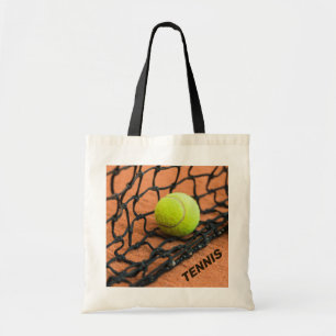 Aangepaste tekst Tennis Tote Bag
