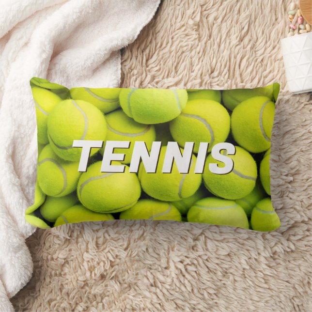 Aangepaste tekst Tennisballen Kussen (Deken)