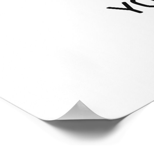 Aangepaste tekst Texas Poster (Hoek)