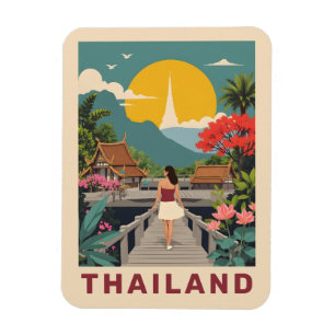 Aangepaste tekst Thailand Magneet