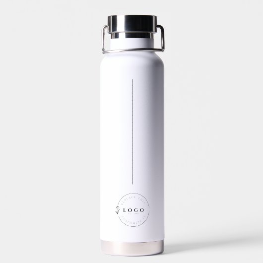 Aangepaste tekst Thermo Fles met Uniek Logo Accent (Achterkant)