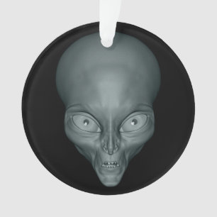 aangepaste tekst UFO Alien-versiering Ornament