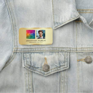 Aangepaste tekst Upload uw foto en bedrijfslogo Naamplaatje