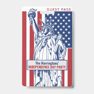 Aangepaste tekst USA Independence Party badges
