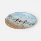 Aangepaste tekst Uw fotopapier Borden Papieren Bordje (Gekanteld)