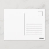 Aangepaste tekst, verbluffende stad Alberobello, P Briefkaart (Achterkant)