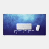 Aangepaste tekst Vergeven Cool Modern Christelijk Bureaumat (Keyboard & Muis)