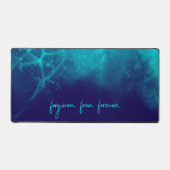 Aangepaste tekst Vergeven Cool Modern Christelijk Bureaumat (Voorkant)