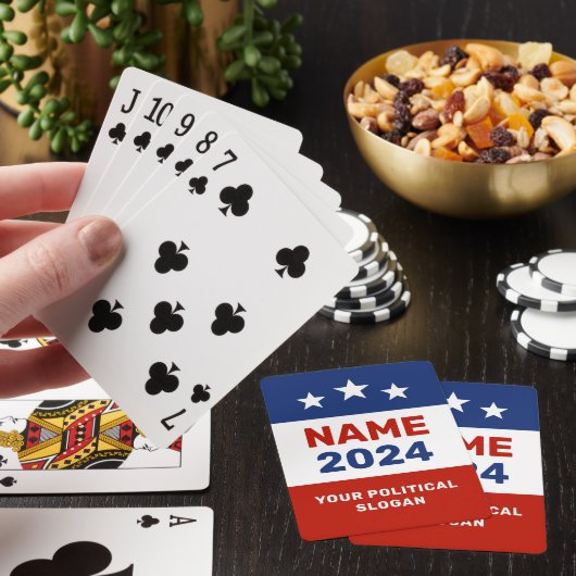 Aangepaste tekst verkiezingscampagne Gear Speelkaa Pokerkaarten (Insitu)