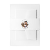 Aangepaste tekst Voeg foto toe Trouwen Uitnodigingen Wikkel (Voorkant Voorbeeld)