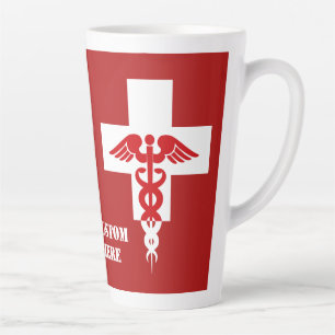 Aangepaste tekst voor artsen latte mok