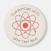 Aangepaste tekst voor Atom Structure Science Magneet (Voorkant)