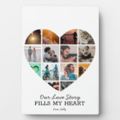 Aangepaste tekst voor foto-inklage Valentijnse har Fotoplaat (voorkant)