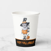 Aangepaste tekst voor gehakt teken papieren bekers (Achterkant)