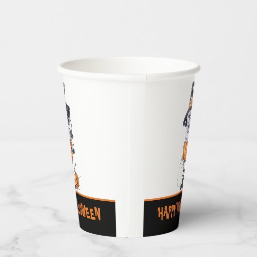 Aangepaste tekst voor gehakt teken papieren bekers (Rechts)