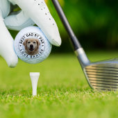 Aangepaste tekst voor gepersonaliseerde hondenfoto golfballen