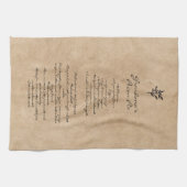 Aangepaste tekst voor gezinshereniging theedoek (Horizontaal)