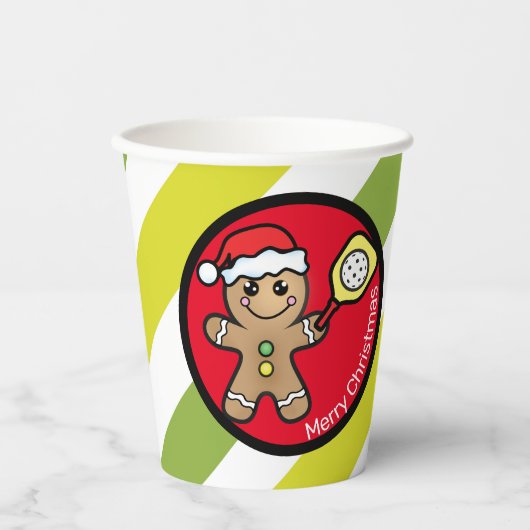 Aangepaste tekst voor Gingerbrood Papieren Bekers (Voorkant)