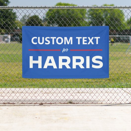 Aangepaste tekst voor Harris 2024 Spandoek (Insitu)