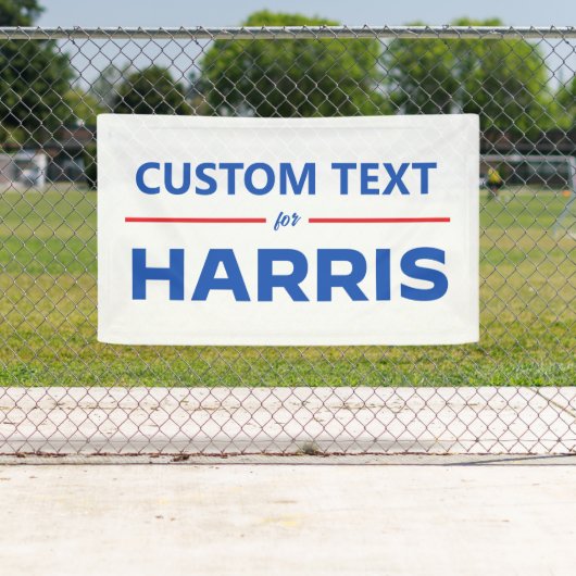 Aangepaste tekst voor Harris 2024 Spandoek (Insitu)