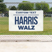 Aangepaste tekst voor Harris Walz Spandoek (Insitu)