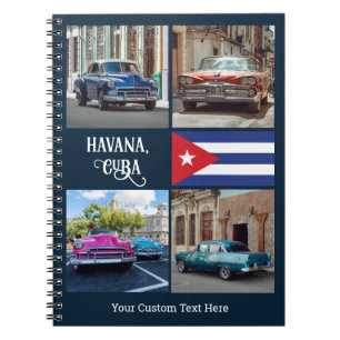 Aangepaste tekst voor Havana CUBA Cars Notitieboek