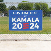 Aangepaste tekst voor Kamala 2024 Spandoek (Insitu)