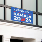 Aangepaste tekst voor Kamala 2024 Spandoek (Buitenkant Gebouw)