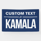 Aangepaste tekst voor Kamala Spandoek (Horizontaal)