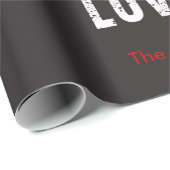 Aangepaste tekst voor kerstfeestdagen in Joy & Lov Cadeaupapier (Rol Hoek)