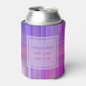 Aangepaste tekst voor Paarse boog Blikjeskoeler (Blikje Voorkant)