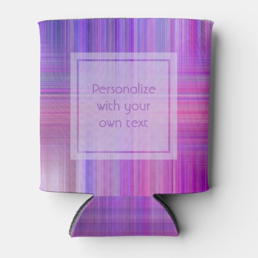 Aangepaste tekst voor Paarse boog Blikjeskoeler (Voorkant)