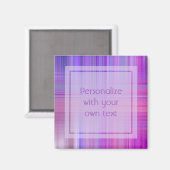 Aangepaste tekst voor Paarse boog Magneet (Voorkant / Achterkant)