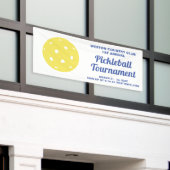 Aangepaste tekst voor Pickleball Tournament Aangep Spandoek (Buitenkant Gebouw)