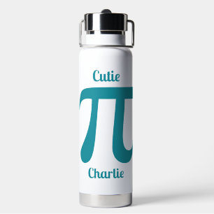 Aangepaste tekst voor pi's/Cutie Pi's en kleur Waterfles