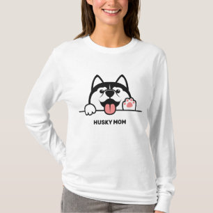 Aangepaste tekst voor Siberian Husky T-shirt