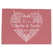 Aangepaste tekst voor sierdoeleinden grote cadeau  groot cadeauzakje (Achterkant)