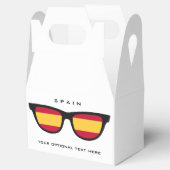Aangepaste tekst voor Spanje in de schaduw gesteld Bedankdoosjes (Geopend)