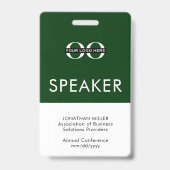 Aangepaste tekst voor speciale luidsprekerbadge Lo Badge (Back)