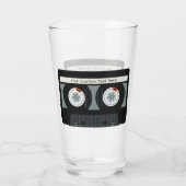 Aangepaste tekst voor tapetape met Retro Casette Glas (Achterkant)