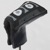 Aangepaste tekst voor tapetape met Retro Casette Golfheadcover (3/4 voorkant)