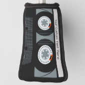 Aangepaste tekst voor tapetape met Retro Casette Golfheadcover (Draai 90)