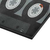 Aangepaste tekst voor tapetape met Retro Casette Snijplank (Hoek)