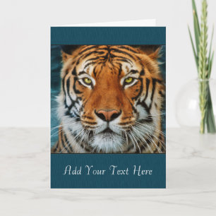 Aangepaste tekst voor Tiger Kaart