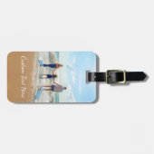 Aangepaste tekst voor uw Photo Bagagelabel (Voorkant horizontaal)