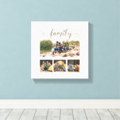 Aangepaste tekst voor vier reeksen foto-inkulage o canvas afdruk (Insitu (Houten vloer))